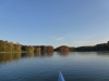 Skiffspitze auf dem Weiher.